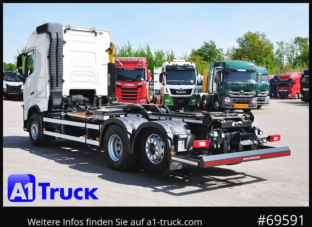 Camião polibenne VOLVO FH 460 XL, HYVA Abrollkipper, Liftachse,