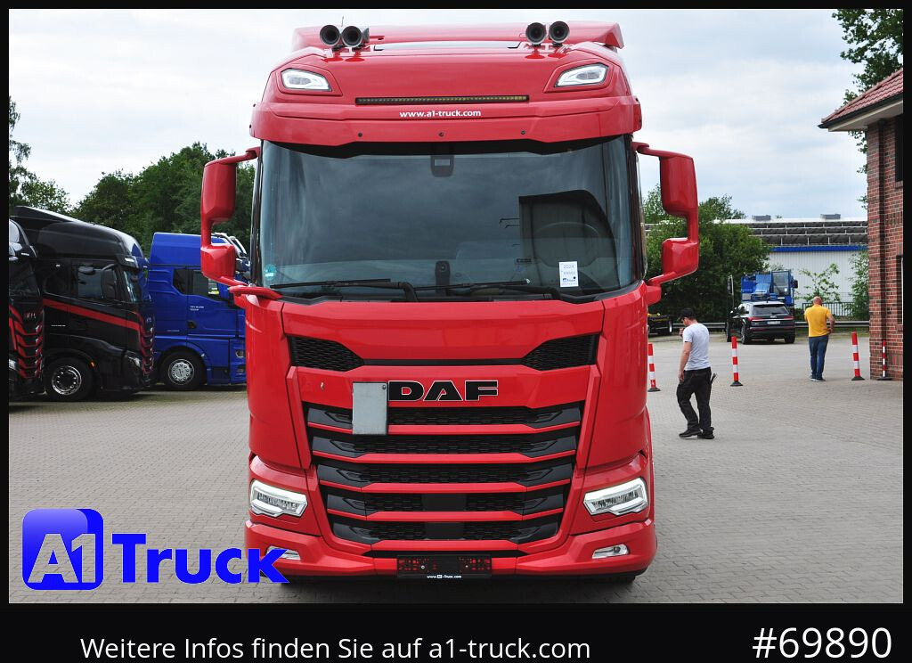 Camião transportador de contêineres/ Caixa móvel DAF XF 480, BDF, 7,45, 7,82, Lift-Lenkachse,