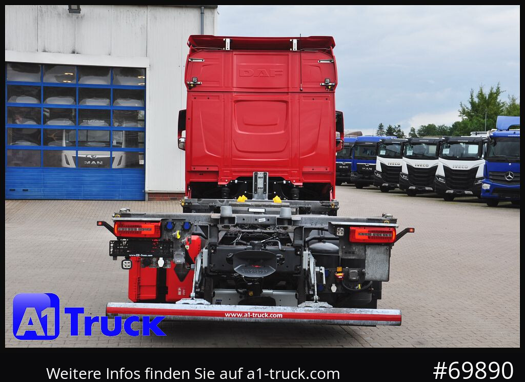 Camião transportador de contêineres/ Caixa móvel DAF XF 480, BDF, 7,45, 7,82, Lift-Lenkachse,