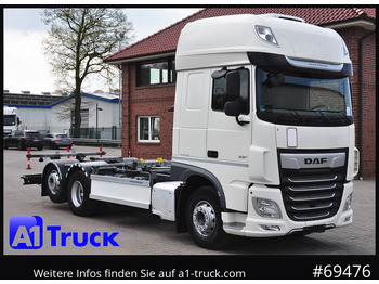 Camião transportador de contêineres/ Caixa móvel DAF XF 480 FAN Intarder, Lenkachse,