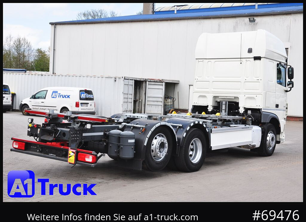 Camião transportador de contêineres/ Caixa móvel DAF XF 480 FAN Intarder, Lenkachse,