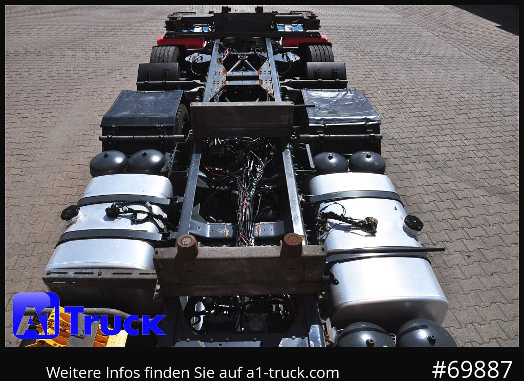 Camião transportador de contêineres/ Caixa móvel DAF XF 480, MultiBDF, 7,45, Standklima, LBW,