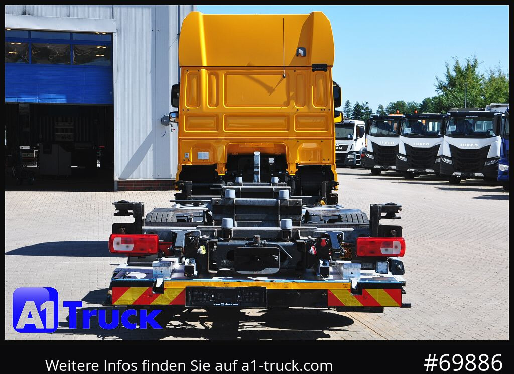 Camião transportador de contêineres/ Caixa móvel DAF XF 480, MultiBDF, 7,45, Standklima, LBW,