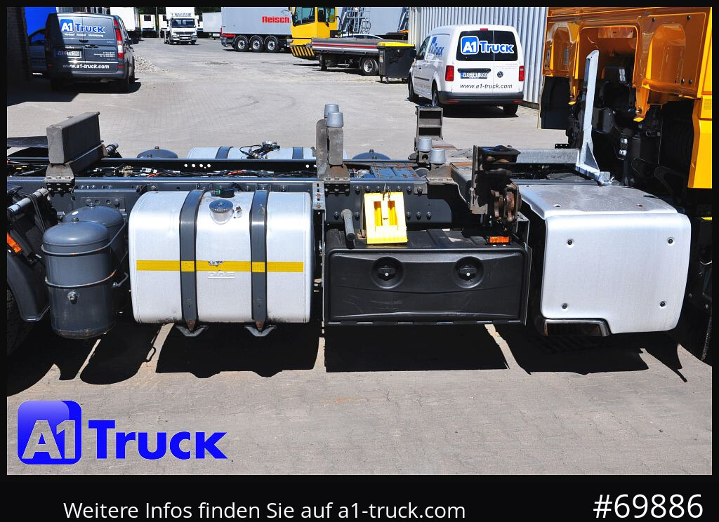 Camião transportador de contêineres/ Caixa móvel DAF XF 480, MultiBDF, 7,45, Standklima, LBW,