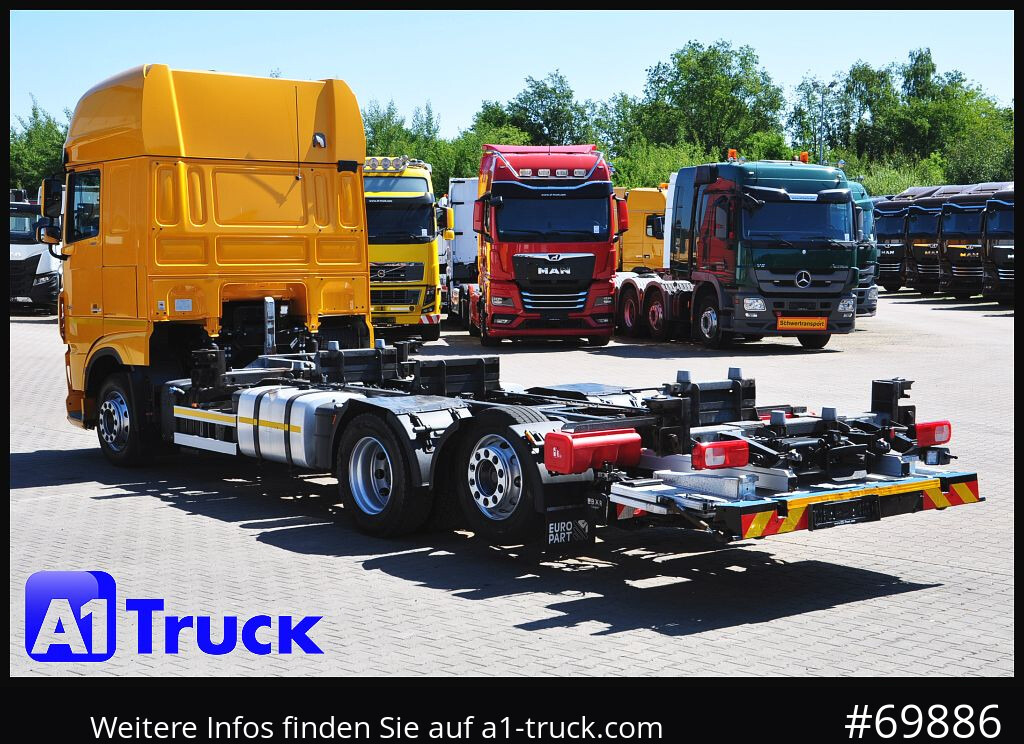 Camião transportador de contêineres/ Caixa móvel DAF XF 480, MultiBDF, 7,45, Standklima, LBW,