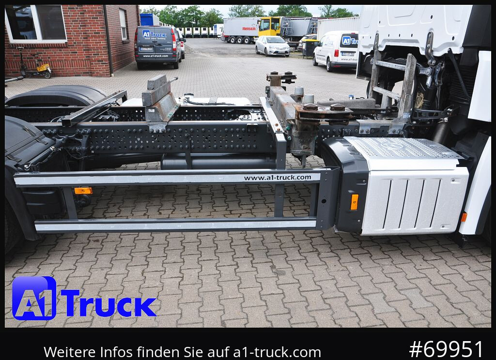 Camião transportador de contêineres/ Caixa móvel MERCEDES-BENZ 2545, Multi BDF, Wechsler, 7.45-7.82, MIDI, LIftachse