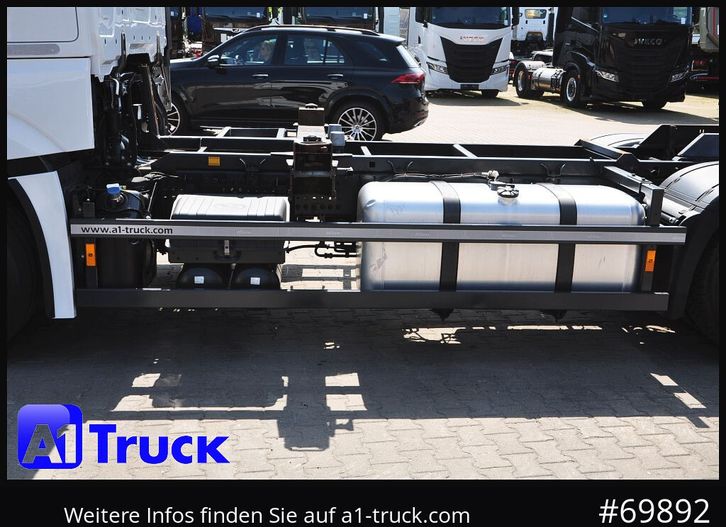Camião transportador de contêineres/ Caixa móvel MERCEDES-BENZ 2548, Multi BDF, Wechsler, 7.45-7.82, MIDI, LIftachse