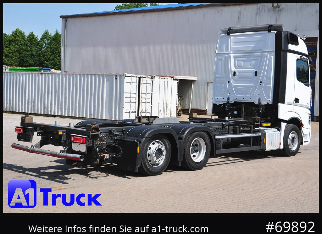 Camião transportador de contêineres/ Caixa móvel MERCEDES-BENZ 2548, Multi BDF, Wechsler, 7.45-7.82, MIDI, LIftachse