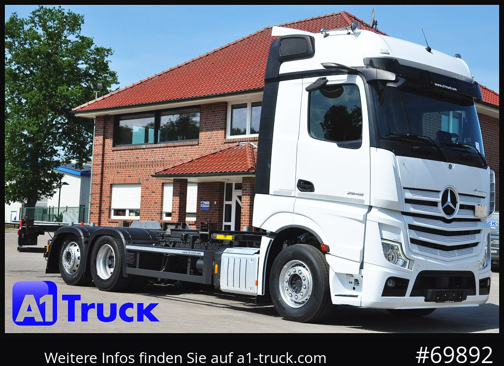 Camião transportador de contêineres/ Caixa móvel MERCEDES-BENZ 2548, Multi BDF, Wechsler, 7.45-7.82, MIDI, LIftachse