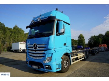 Camião transportador de contêineres/ caixa móvel Mercedes Actros