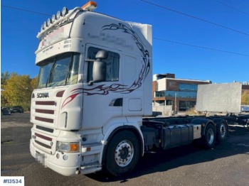 Camião transportador de contêineres/ caixa móvel Scania R500
