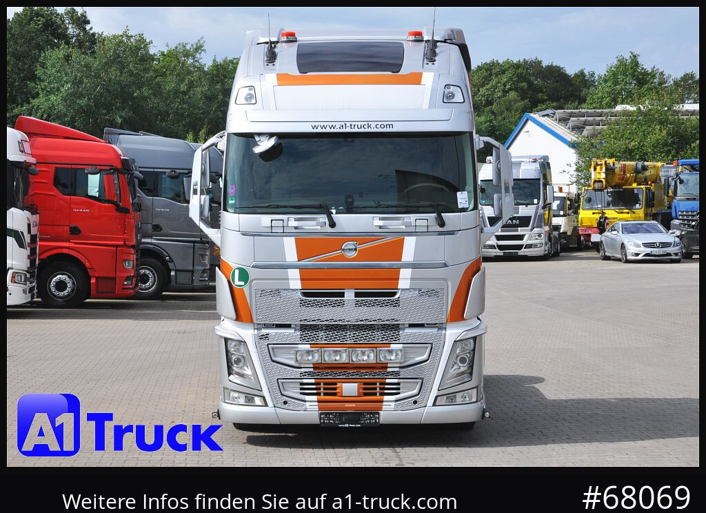 Camião transportador de contêineres/ Caixa móvel VOLVO FH 460, Überführer, Terberg, Kamag 2x AHK, verstellbare Sattelplatte,