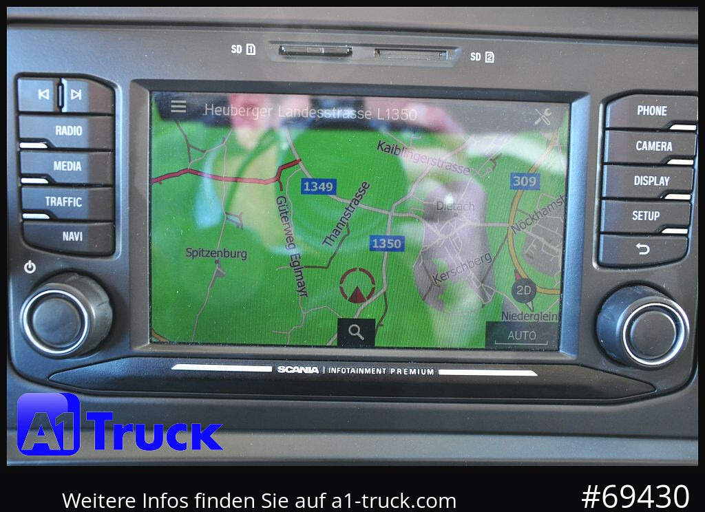 Camião transporte de bebidas SCANIA P 320 P 6x2,, Getränke, Lenkachse, LBW: Dhollandia DHLM 30