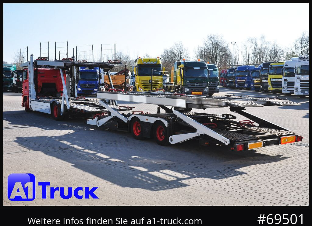 Camião transporte de veículos MAN 18.400 TGX, Autotransporter Kässbohrer,
