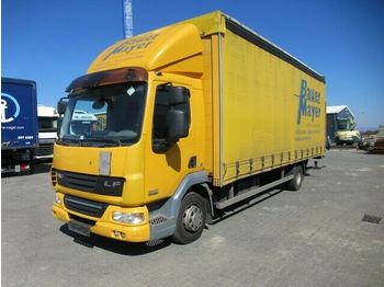 Camião de lona DAF 45LF220, Gardine, Edscha, Ladebordwand, EEV: foto 1