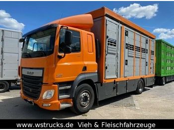 Camião transporte de gado DAF CF 410 Menke Doppelstock , Hubdach: foto 1