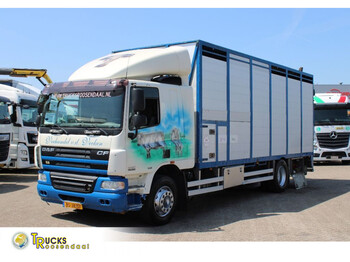 Camião transporte de gado DAF CF 75 .250 + euro 5 + hydrolic lift + Manuel: foto 1