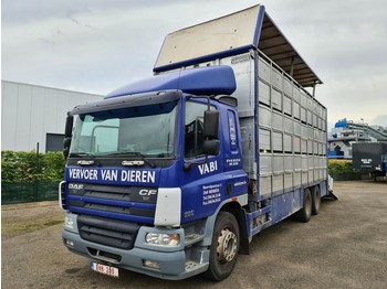 Camião transporte de gado DAF CF 75.360 CF 75-360 6X2 VANHOVE 3 DECK ROOF-LIFT: foto 1
