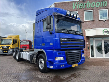 Camião chassi DAF XF 105 XF105-410 6X2 CHASSIS MANUAL GEARBOX GOOD CONDITION HOLLAND TRUCK!!!!!!!!!!: foto 1