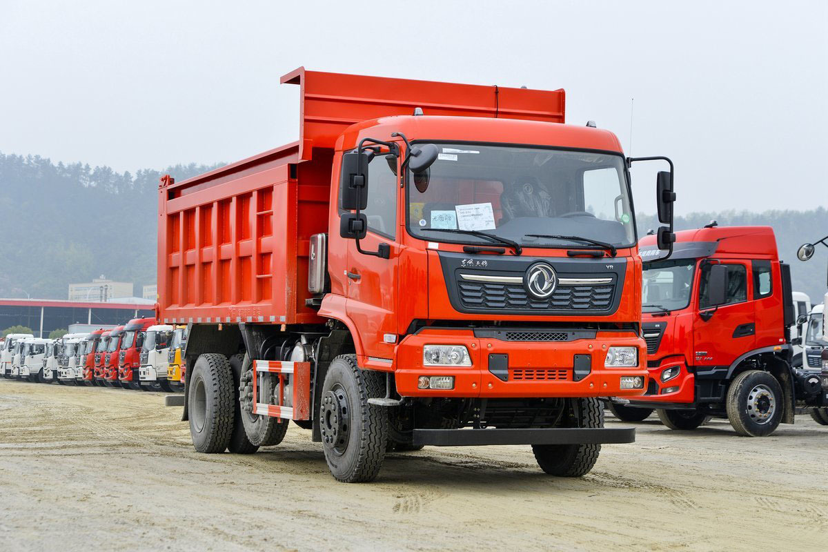 Camião basculante novo DONGFENG 6x2 Dumper Truck  245HP 8-Wheeler Tipper Truck  4.3m Cargo Body: foto 6