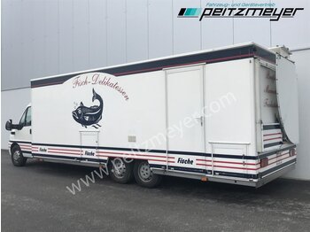 Food truck IVECO FIAT (I) Ducato Verkaufswagen 6,5 m - Motor neu vor 21 TKM + Kühltheke, Fritteuse,: foto 3