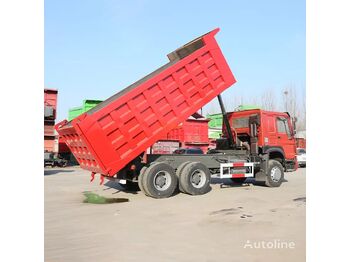 Camião basculante HOWO 6x4 drive red 10 wheels tipper truck lorry dumper: foto 2