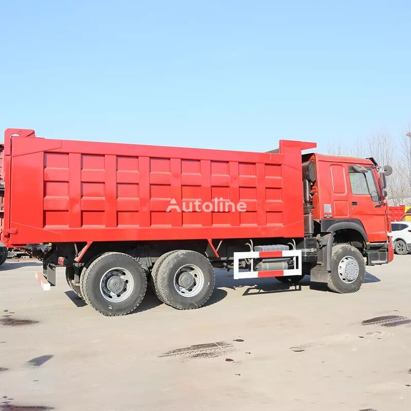 Camião basculante HOWO 6x4 drive red 10 wheels tipper truck lorry dumper: foto 4