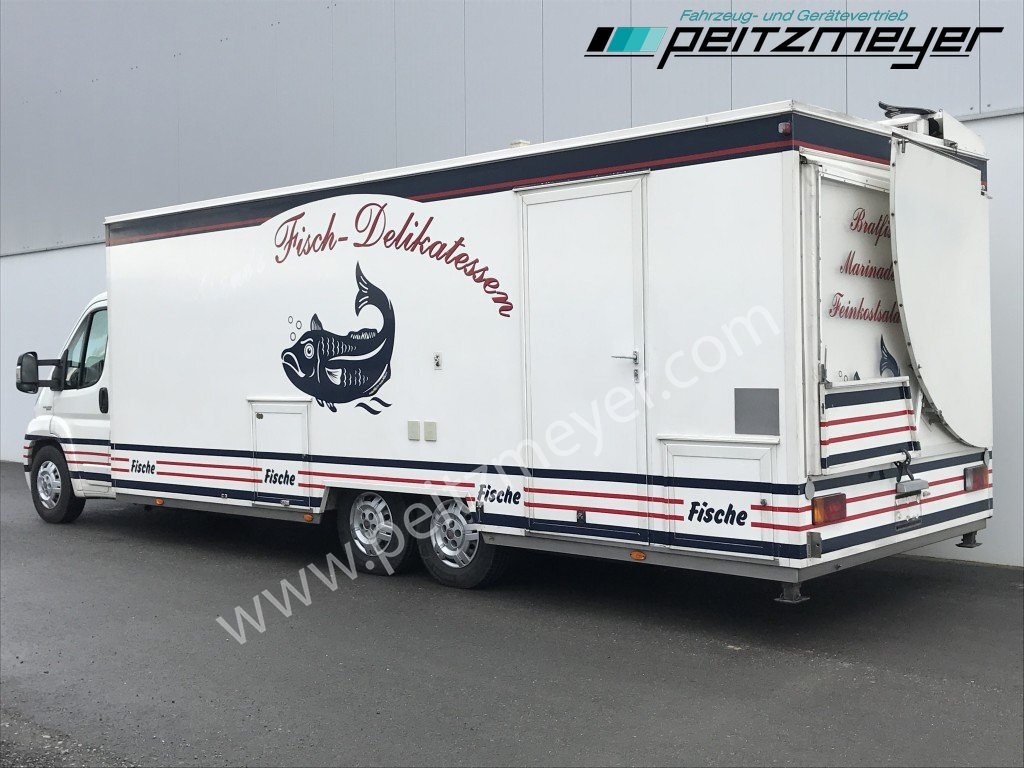 Food truck IVECO FIAT (I) Ducato Verkaufswagen 6,3 m + Kühltheke, Fritteuse: foto 4
