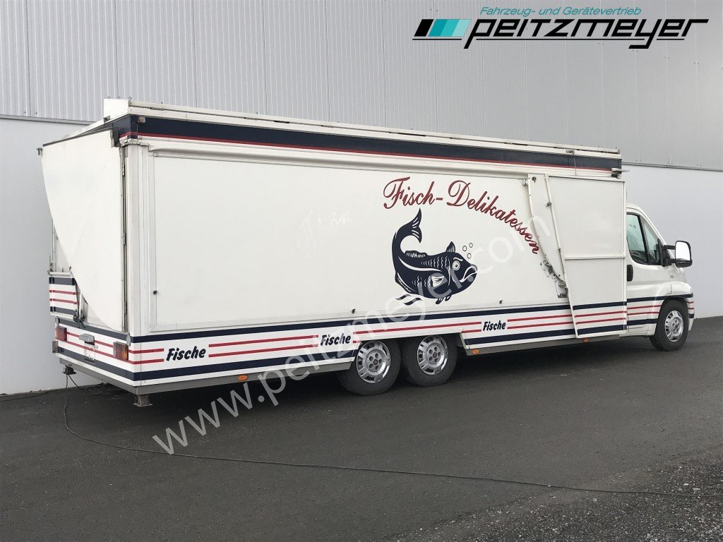 Food truck IVECO FIAT (I) Ducato Verkaufswagen 6,3 m + Kühltheke, Fritteuse: foto 33