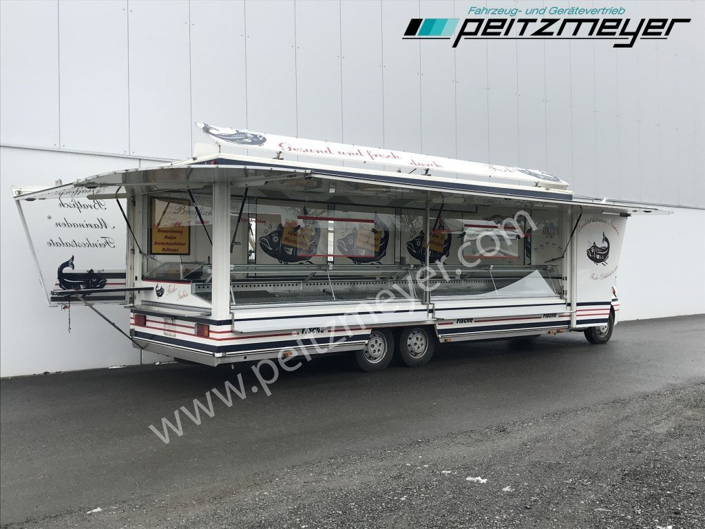 Food truck IVECO FIAT (I) Ducato Verkaufswagen 6,5 m - Motor neu vor 21 TKM + Kühltheke, Fritteuse,: foto 4