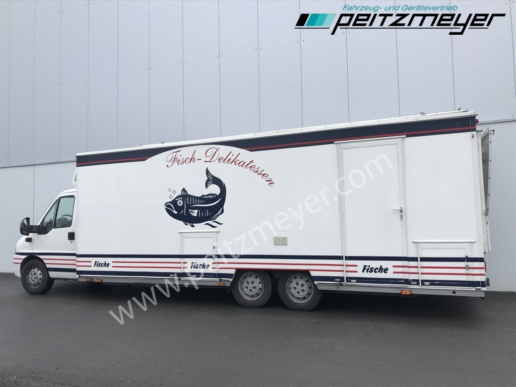 Food truck IVECO FIAT (I) Ducato Verkaufswagen 6,5 m - Motor neu vor 21 TKM + Kühltheke, Fritteuse,: foto 7