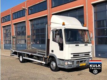 Camião transporte de veículos Iveco 75 E 140 / Car - Machine transporter super clean NL truck: foto 1