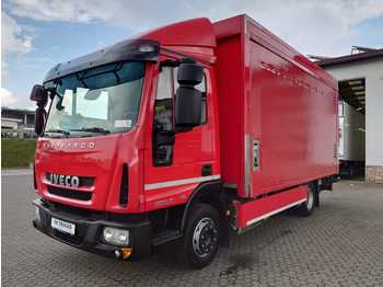 Camião transporte de bebidas Iveco Eurocargo ML120EL21 Getränkepritsche+LBW: foto 1