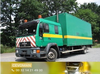 Camião furgão MAN 15.264 doka bakwagen met laadklep: foto 1