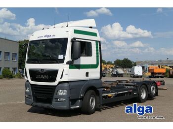 Camião transportador de contêineres/ Caixa móvel MAN 26.460 TGX LL 6x2, Multiwechsel, Intarder,2x AHK: foto 1