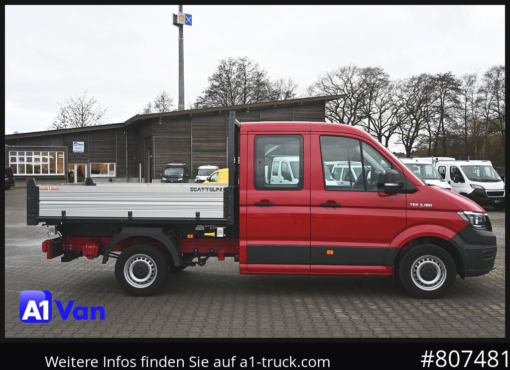 Camião MAN TGE 3.180 Doka Kipper,Klima, AHK, Tüv Neu