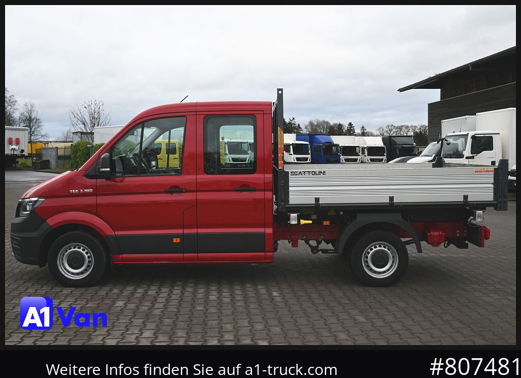 Camião MAN TGE 3.180 Doka Kipper,Klima, AHK, Tüv Neu