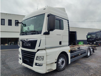 MAN TGX 26.460 Euro6 BDF - Camião transportador de contêineres/ Caixa móvel: foto 1