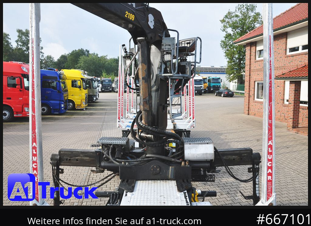 Camião MAN TGX 26.480, Holz Kesla 2109, 6x4,