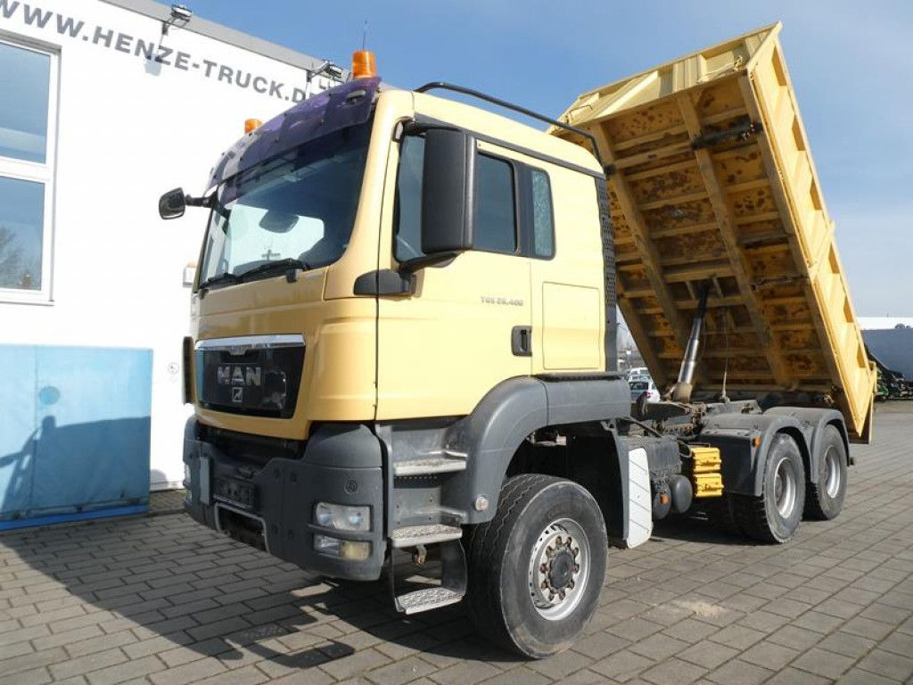 Camião transportador de contêineres/ Caixa móvel MAN TG-S 26.400 6x6 Wechselfahrgestell SZM/Kipper-EE: foto 2
