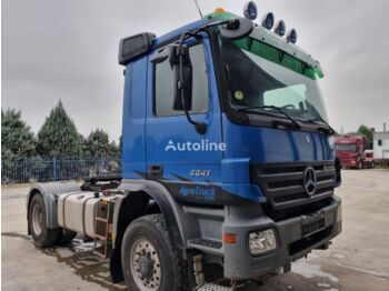 Camião transportador de contêineres/ Caixa móvel MERCEDES-BENZ Actros 2041 AS 4X4: foto 1