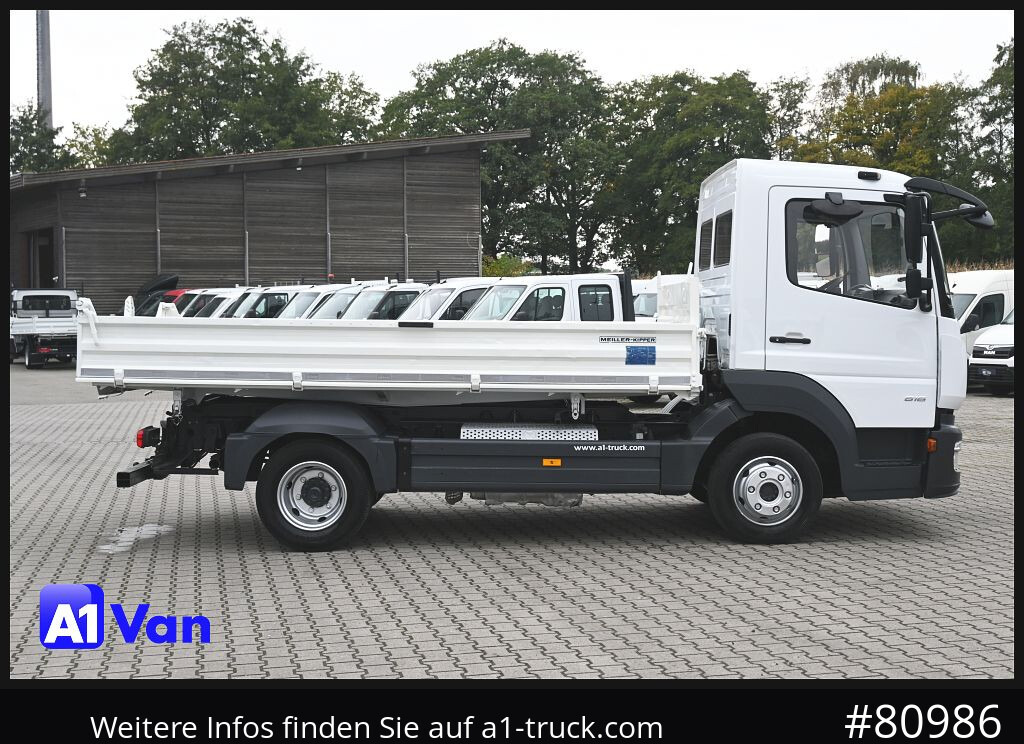 Camião MERCEDES-BENZ Atego 816 Kipper, Ahk,Klima, Meiller, 3-Sitzer