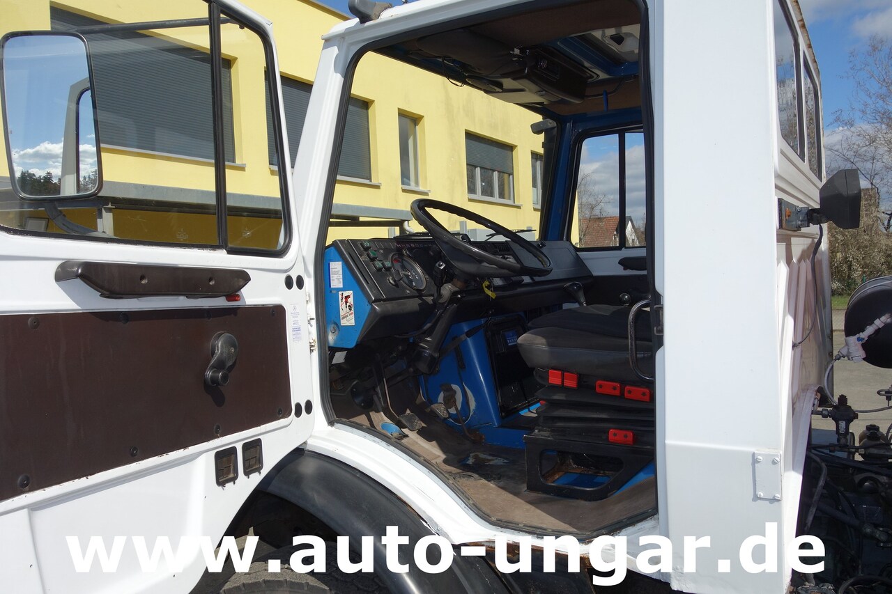 Camião transportador de contêineres/ Caixa móvel MERCEDES-BENZ Unimog U1700 Ruthmann Cargoloader  mit Wechselcontainer: foto 13