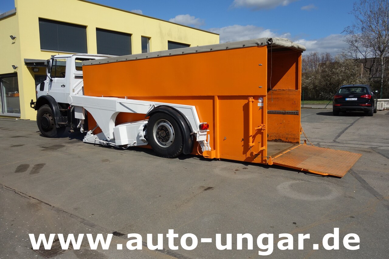Camião transportador de contêineres/ Caixa móvel MERCEDES-BENZ Unimog U1700 Ruthmann Cargoloader  mit Wechselcontainer: foto 18