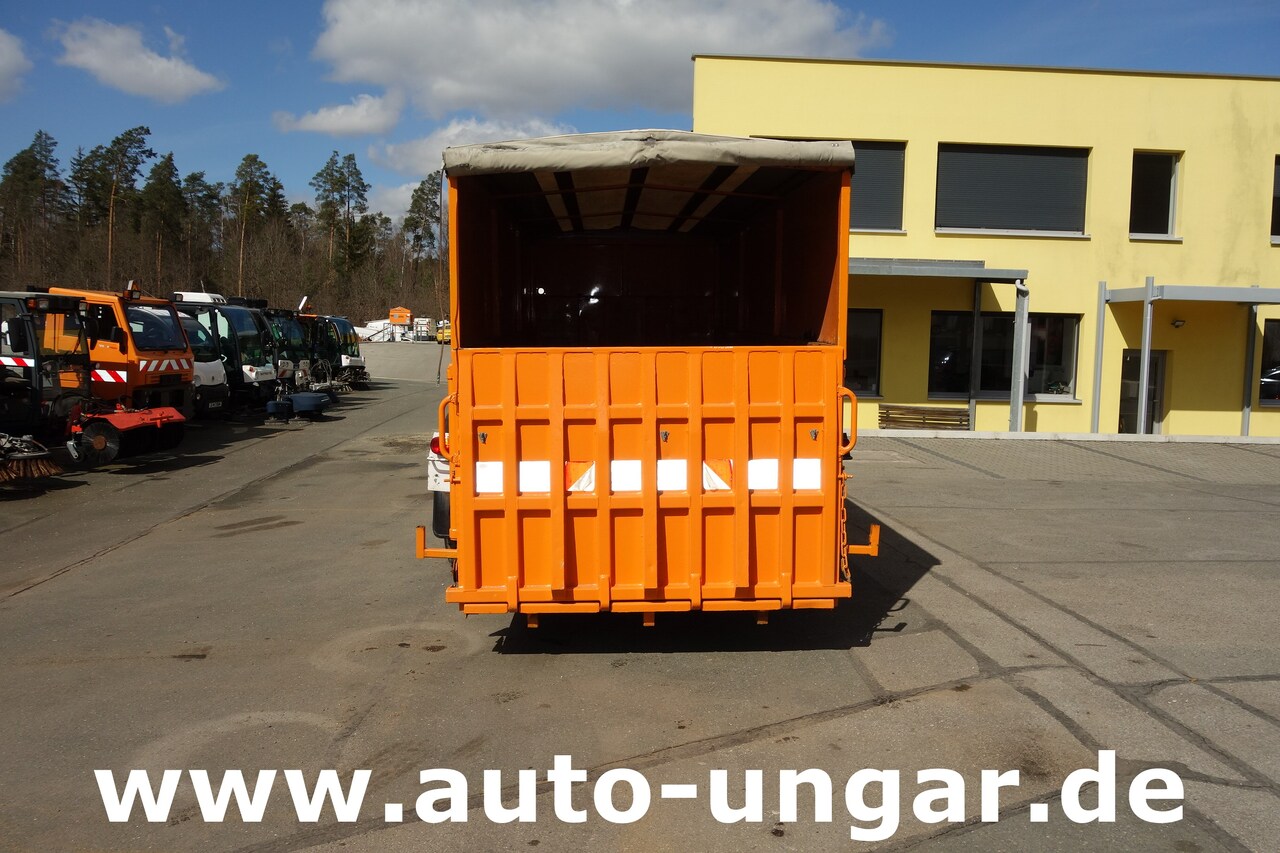 Camião transportador de contêineres/ Caixa móvel MERCEDES-BENZ Unimog U1700 Ruthmann Cargoloader  mit Wechselcontainer: foto 4