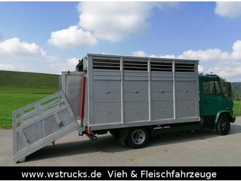 Camião transporte de gado Mercedes-Benz 814 L Menke Einstock: foto 1