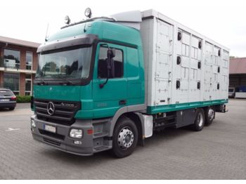 Camião transporte de gado Mercedes-Benz Actros  2536  3 Stock Westrick n2541: foto 1