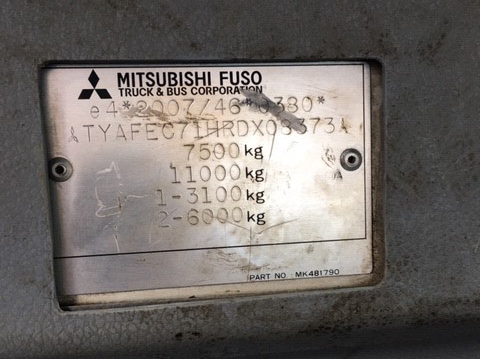 Camião basculante Mitsubishi Fuso Canter 7C15 4x2 RHD tipper: foto 16