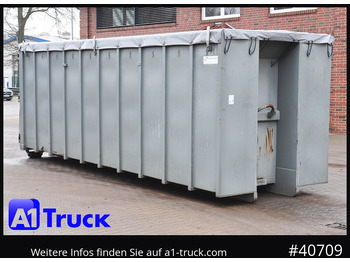 Camião POL OSTEG Abrollcontainer 47,5m³,  Mulde, Dachplane, Portaltür