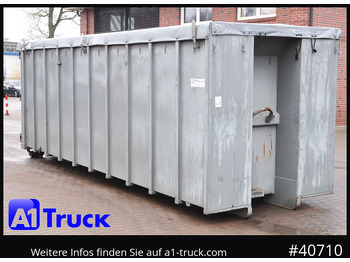 Camião POL OSTEG Abrollcontainer 47,5m³,  Mulde, Dachplane, Portaltür